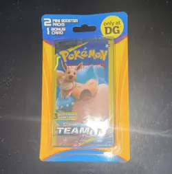 Pokemon TCG Sun & Moon Team Up Booster Pack 2 Mini Packs + Bonus Card (DG) - Image 1