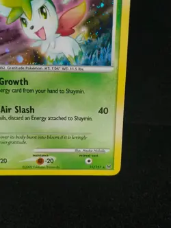 Pokemon TCG Shaymin Holo Rare Card 15/127 Platinum 2009 - Image 4