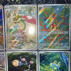 Pokemon TCG Illustration Rare Card Lot Of 8 - IR Mixed S&V-Mega Cards English - Image 4