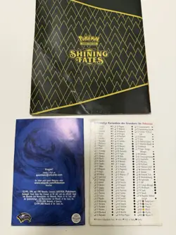 Pokemon Shining Fates Guide + Vintage German Rulebook & Card List WOTC Lot - Image 2