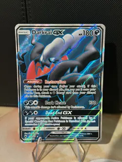 Darkrai GX 139/147 Full Art Ultra Rare Crimson Invasion Pokemon Card NM - Image 1