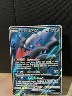 Darkrai GX 139/147 Full Art Ultra Rare Crimson Invasion Pokemon Card NM - Image 2