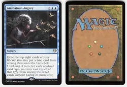 Aminatou's Augury 73 Rare Commander Masters Magic: The Gathering Lightly Played - Image 1