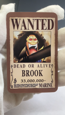 Brook One Piece Wanted Set ACG Holo Anime Card Dead or Alive - Image 2
