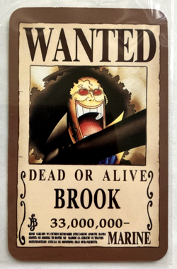 Brook One Piece Wanted Set ACG Holo Anime Card Dead or Alive - Image 4