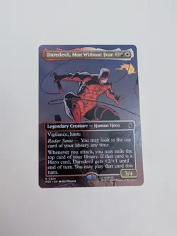 MTG - Daredevil, Man Without Fear (0324) (Borderless) - Marvel Super Heroes NM/M - Image 1