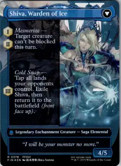 Jill, Shiva's Dominant (Borderless) 378 FINAL FANTASY MTG Foil NM - Image 2