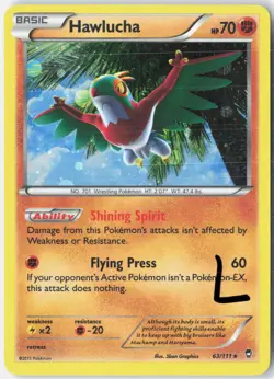 Hawlucha (Cosmos Holo) 063/111 Promo Blister Exclusives Pokemon Lightly Played - Image 1
