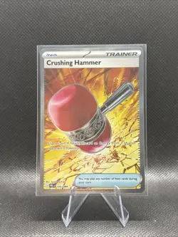 Pitch Black Crushing Hammer 105/084 Ultra Rare Full Art Holo English - Image 1