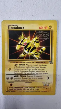 Wizards of the Coast Pokemon TCG Electabuzz 2 Kids WB Promos Promo 60 HP 1999 - Image 1