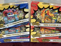 Ascended Heroes Mega Feraligatr ex Mega Emboar Ex Box Lot Of 4 Pokemon TCG - Image 1