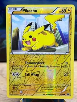 Next Destinies Pikachu 39/99 Common Pokemon Reverse Holo NM/M - Image 1