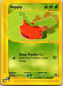 Hoppip 112/165 Common Expedition Base Set Pokemon Near Mint - Image 1