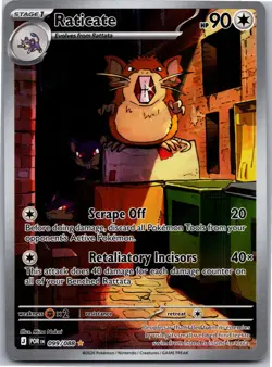 Raticate 099/088 Holo Illustration Rare Perfect Order Pokemon Near Mint - Image 1