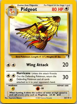 Pidgeot 33/110 Rare Legendary Collection Pokemon Near Mint - Image 1