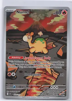 Numel 223/217 Illustration Rare Ascended Heroes Pokemon Holo Near Mint - Image 1