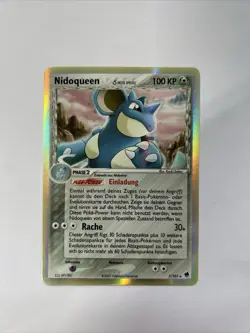 Nidoqueen Delta Species 7/101 EX Dragon Frontiers Pokemon Near Mint - Image 1