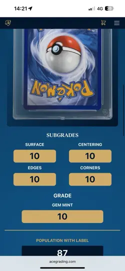 Pokemon TCG - Mega Floette EX 101/086 - Chaos Rising - ACE 10 PERFECT SUBS - Image 4
