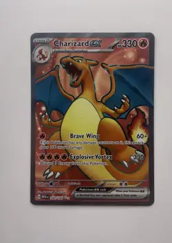 Charizard EX #183/165 Ultra Rare Holo Pokemon Card Mint Condition - Image 1