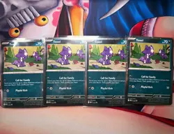 Pokemon TCG Toxel 078/198 Scarlet & Violet Common English Regular Lot of 4 - Image 1