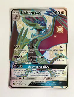 The Pokemon Company Noivern GX 200 HP Hidden Fates Shiny Holo SV78/SV94 Eng 2019 - Image 1