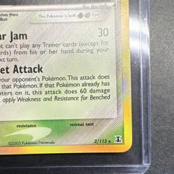 The Pokemon Company Crobat (Delta Species) 2/113 Holo Rare 90 HP Stage 2 2005 - Image 4