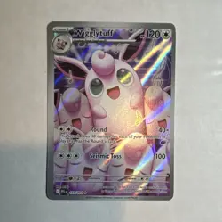 Pokemon TCG Wigglytuff 105/094 Me02: Phantasmal Flames IR Holo English - Image 1