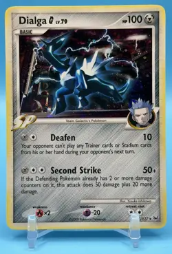 2009 Pokemon TCG - Dialga G 7/127 Holo Rare Platinum - Image 1