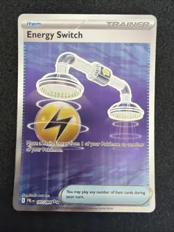 Energy Switch 107/084 Pitch Black -Ultra Rare Full Art- Pokemon TCG NM #LA2 - Image 1
