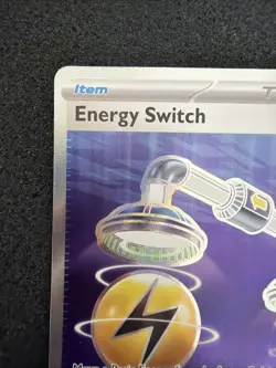 Energy Switch 107/084 Pitch Black -Ultra Rare Full Art- Pokemon TCG NM #LA2 - Image 2