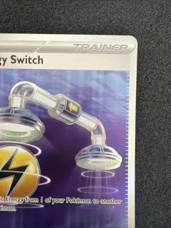 Energy Switch 107/084 Pitch Black -Ultra Rare Full Art- Pokemon TCG NM #LA2 - Image 3