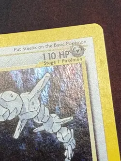 Pokemon TCG 1st Edition Steelix 15/111 Neo Genesis Holo Vintage Rare LP Swirl!!! - Image 3
