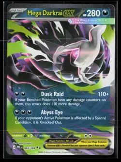 Mega Darkrai ex 048/084 5ban Graphics Double Rare Pitch Black Pokemon NM - Image 1