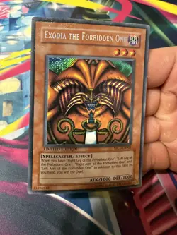 Yugioh Exodia The Forbidden One MC1-EN001 Secret Rare Limited ed MP/HP - Image 3