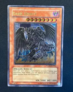 Yu-Gi-Oh! Dark Horus PTDN-EN016 Phantom Darkness Ultimate Rare Foil - Image 1