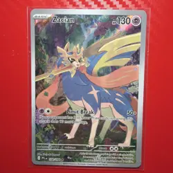 Zacian 100/094 Illustration Rare Phantasmal Flames Pokemon Card - Image 1