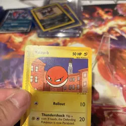 Voltorb 64/147 Uncommon Aquapolis Pokemon Vintage Card MP - Image 3