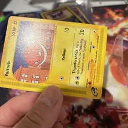Voltorb 64/147 Uncommon Aquapolis Pokemon Vintage Card MP - Image 4