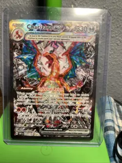 Pokemon TCG Charizard ex Card - Terra Type Rare Holofoil - Image 1