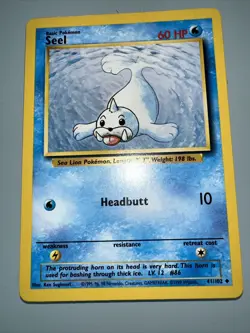 SEEL - 41/102 - Base Set -- Pokemon Card - NM Vintage. - Image 2