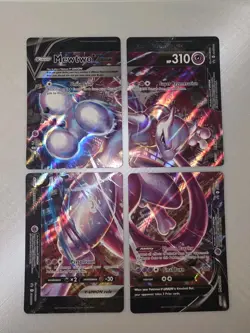 Pokemon TCG Mewtwo V-UNION 4-Card Holo Promo Set SWSH159-162 English NM - Image 1