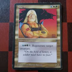 Mtg Ragnar MP/LP Legends Magic The Gathering Reserved List Rare Card - Image 1