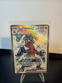 Pokemon Garchomp EX TCG Holo Ultra Rare Card 219/182 Paradox Rift - Image 1