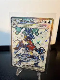 Pokemon Garchomp EX TCG Holo Ultra Rare Card 219/182 Paradox Rift - Image 2