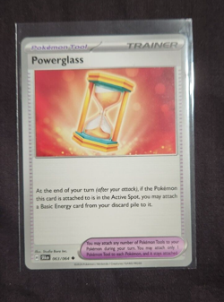 Powerglass Pokemon TCG Tool Trainer Card 63/64 Shrouded Fable SFA Near Mint NM - Image 1