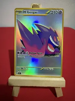 Mega Gengar Pokemon Card DISPLAY ART CARD - Image 1
