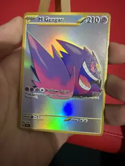 Mega Gengar Pokemon Card DISPLAY ART CARD - Image 2