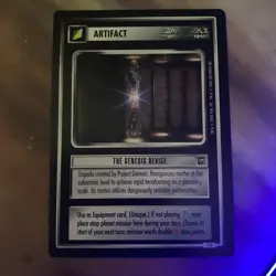 Star Trek CCG 1E TMP THE GENESIS DEVICE Rare Card NEVER PLAYED - Image 1