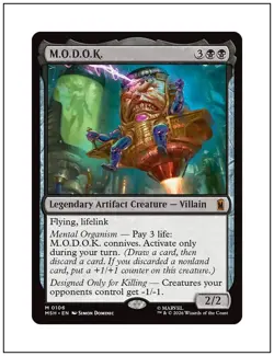 M.O.D.O.K. Marvel Super Heroes, Magic the Gathering MTG NM - Image 1