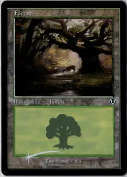 Forest (297) - Retro Frame (Foil) (INR) Innistrad Remastered - Image 1